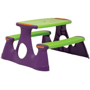 Starplay Piknikový stůl - zeleno-fialový