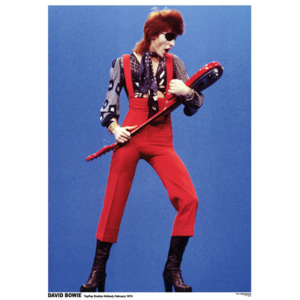 Plakát, Obraz - David Bowie - Top Pop Studios Holland 1974, (59,5 x 84 cm)