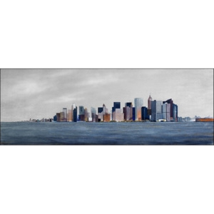 Obraz, Reprodukce - Pohled z lodi na Manhattan, Semenzato, (140 x 50 cm)