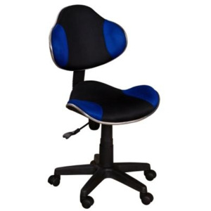 Židle AVERY černo-modrá