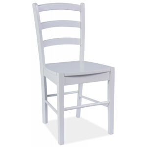 Jídelní dřevěná židle CLASICO bílá
