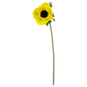 Umělá květina-vlčí mák žlutá