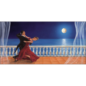 Obraz, Reprodukce - Romantická tanečnice, Semenzato, (100 x 50 cm)
