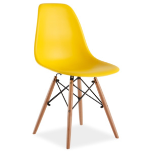 Jídelní židle EGON žlutá