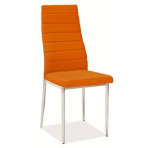 Jídelní židle HUGH oranžová