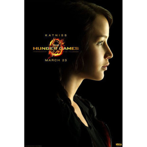 Plakát, Obraz - HUNGER GAMES - Katniss Everdeenová, (68,5 x 101,5 cm)