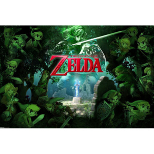 Plakát, Obraz - The Legend of Zelda - Link, (91,5 x 61 cm)