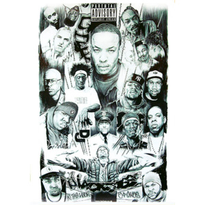 Plakát, Obraz - Rap Gods 2 - Various Rappers, (61 x 91,5 cm)