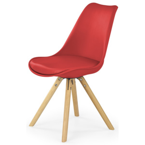 Halmar Židle K201, červená