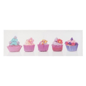 Obraz RETRO cupcakes - 30*90 cm Array