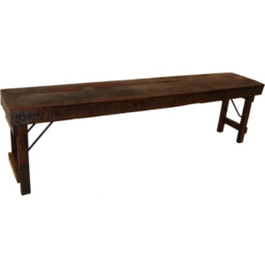 Industrial style, Dřevěná lavice 46x165x31cm (1128)