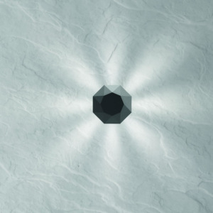 Axolight Adamas 8, nástěnné svítidlo, 8x1,5W LED, 3000K, 40°, šedá, 12,7x12,7cm, IP54