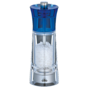 Mlýnek na sůl GENOVA modrý 14 cm - Cilio (GENOVA mlýnek na sůl 14 cm modrý - Cilio)