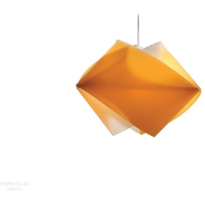 Slamp Gemmy, závěsné svítidlo z Lentiflexu, oranžová, 1x75W, šírka 42cm