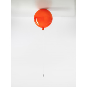 Brokis PC877 Memory, stropní svítící balonek z oranžového skla, 1x15W, prům. 30cm