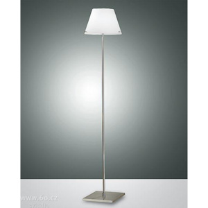 Fabas Alexia 2476, stojací lampa, 1x100W, matný nikl, stmívač