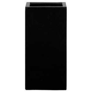 Fiberstone Square vysoký Black lesklý 30x30x60cm - s vložkou + měrkou + keramzit
