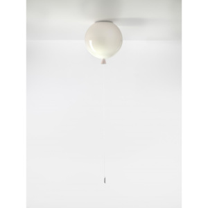 Brokis Memory, stropní svítící balonek ze světle růžového skla, 1x15W, prům. 25cm