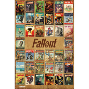 Plakát, Obraz - Fallout 4 - Magazine Compilation, (61 x 91,5 cm)