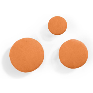 Čalouněné věšáčky "Lentilky" oranžové - 1ks