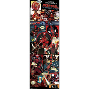 Plakát, Obraz - Deadpool - Panels, (53 x 158 cm)