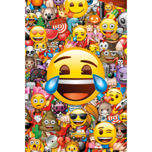 Plakát, Obraz - Emoji - Collage (Global), (61 x 91,5 cm)