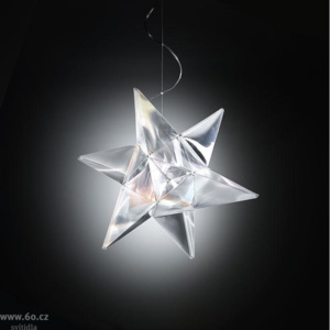 Slamp Superstar medium, závěsné designové svítidlo ve tvaru hvězdy, 1x75W, 60x60cm