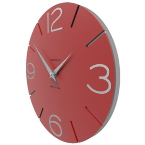 CalleaDesign 10-005 růžová klasik-71 30cm nástěnné hodiny