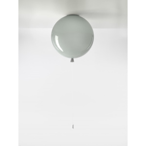 Brokis Memory, stropní svítící balonek ze šedého skla, 1x15W, prům. 40cm