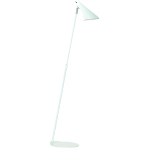 Nordlux Vanila, stojací lampa v severském stylu, 1x40W, bílá, 74-129cm