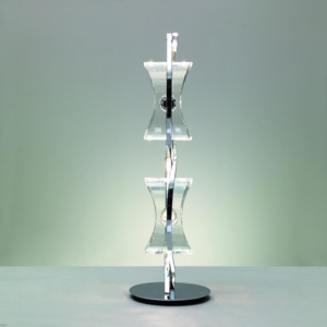 Mantra Krom, stolní lampička, 2x40W, chrom, výška 48cm man 0896