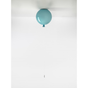 Brokis Memory, stropní svítící balonek ze tyrkysového skla, 1x15W, prům. 25cm