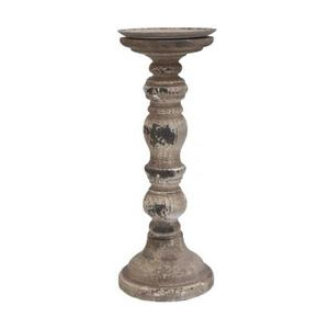 Dřevěný stojan na svíčku - rustikální styl