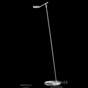 Knapstein 41.916.05, stojací lampa v matném niklu, 1x5W LED, výška: 110cm