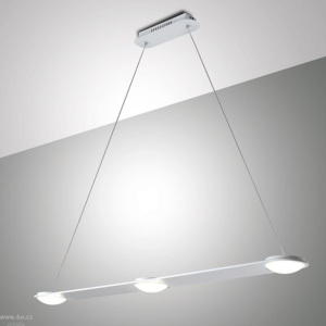 Fabas Swan, minimalistické závěsné LED svítidlo v bílé úpravě, 24W LED, délka 110cm