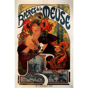 Obraz Bieres de la Meuse od Alfonse Muchy, 40x60 cm