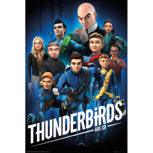 Plakát, Obraz - Thunderbirds - Are Go - Collage, (61 x 91,5 cm)