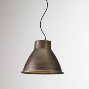 Il Fanale Loft, industriální závěsné svítidlo ze železa, 1x77W, prům. 42cm