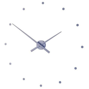 Nomon OJ ocelově modré 80cm nalepovací hodiny
