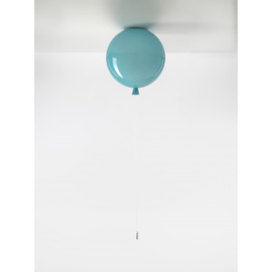 Brokis Memory, stropní svítící balonek ze tyrkysového skla, 1x15W, prům. 30cm