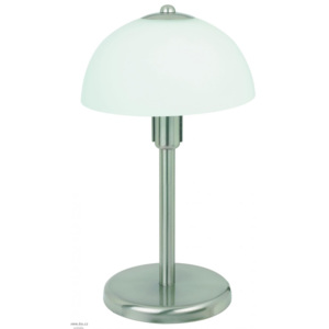 Paulmann Ella, stolní lampa, 1x40W, niklový podstavec, bílé stínítko, 36cm