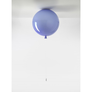 Brokis Memory, stropní svítící balonek z modrého skla, 1x15W, prům. 40cm