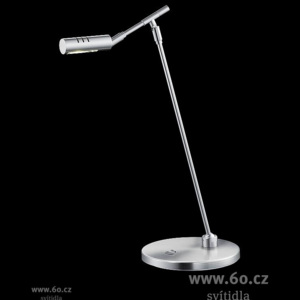 Knapstein 61.599.05, stolní lampa v matném niklu, 1x5W LED, výška: 43,5cm