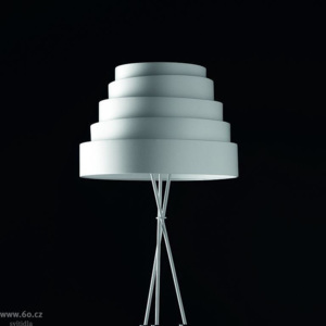 Karboxx Babel, bílá stojací lampa na trojnožce, 3x23W E27, výška 180cm