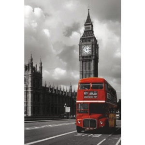 Plakát London Red Bus 61x91,5 cm