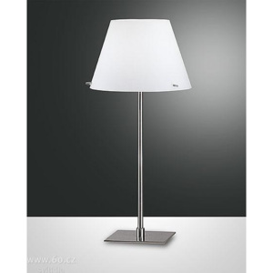 Fabas Alexia 2476, stolní lampa, 1x100W, matný nikl, stmívač
