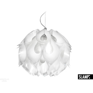 Slamp Flora small, závěsná exotická rostlina s bílými lístky, 1x20W, prům. 36cm
