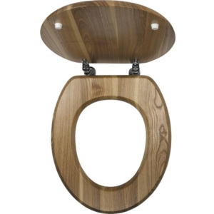 WC sedátko jasan, dýhované dřevo