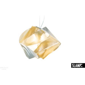 Slamp Gemmy prisma color, závěsné svítidlo z lentiflexu, zlatá, 1x24W (úsporné), šířka: 42cm