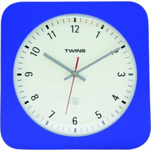 Twins 5078 blue 30cm nástěnné hodiny